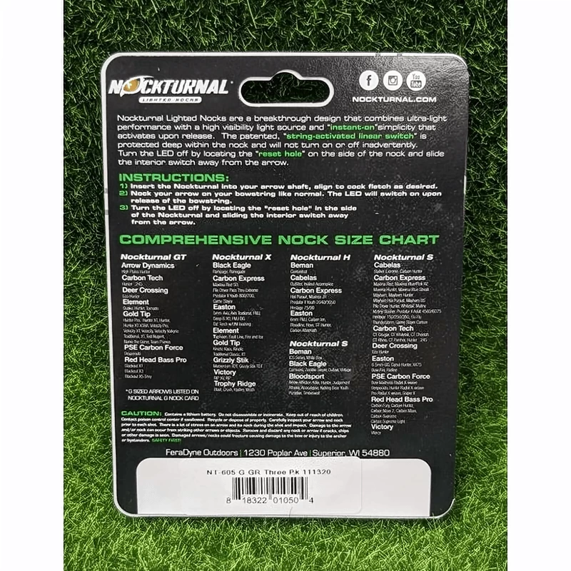 Nockturnal G Nock (3 Pack)