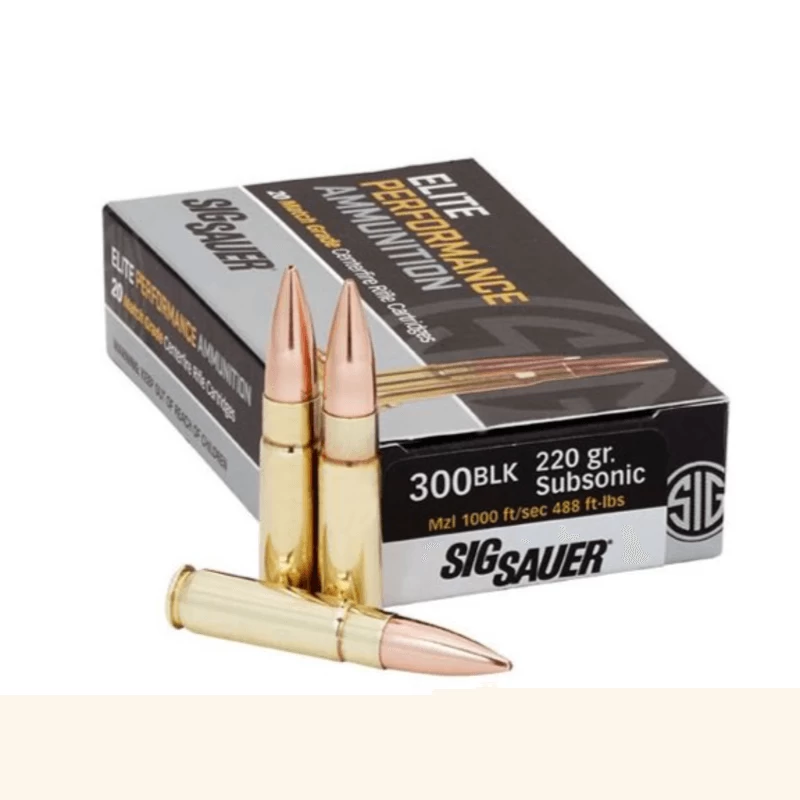 Sig Sauer Elite Performance Match Grade Ammo