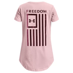 Under Armour UA Freedom Flag Foil T-Shirt - Girls'