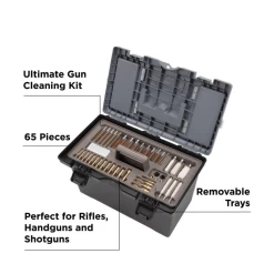 Allen Universal Gun Cleaning Kit & Tool Box (65 Pieces)