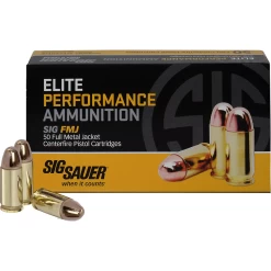 Sig Sauer Elite Ball FMJ Ammunition