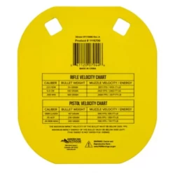 Caldwell AR500 Steel Yellow Gong Style Bolts Target