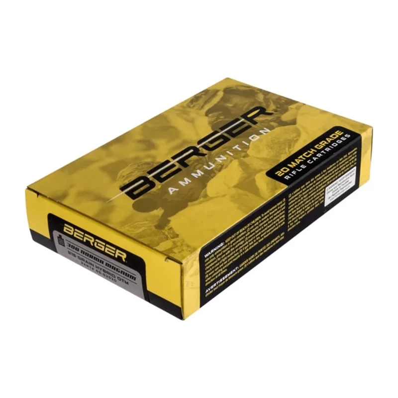 Berger Bullets Hybrid Target Rifle Ammunition - Image 2