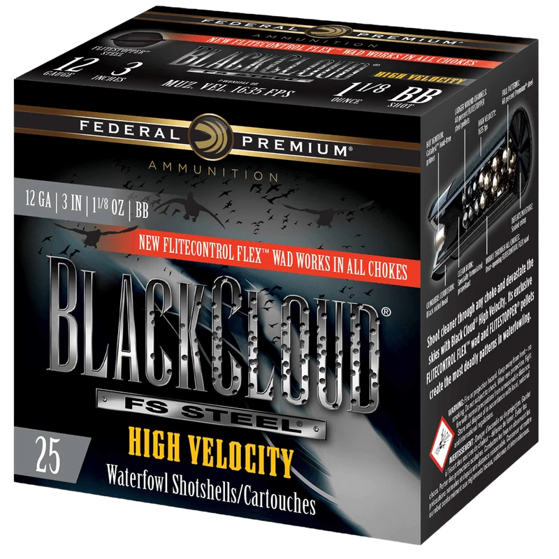 Federal Black Cloud FS Steel High Velocity Ammunition