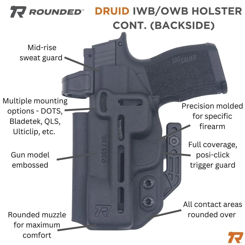 Concealment Express Druid IWB/OWB Kydex Holster