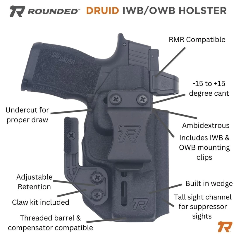 Concealment Express Druid IWB/OWB Kydex Holster - Image 5