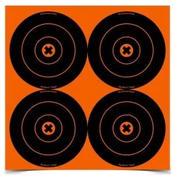 Birchwood Casey Big Burst 6" Bull's-Eye Target (25 Pack)