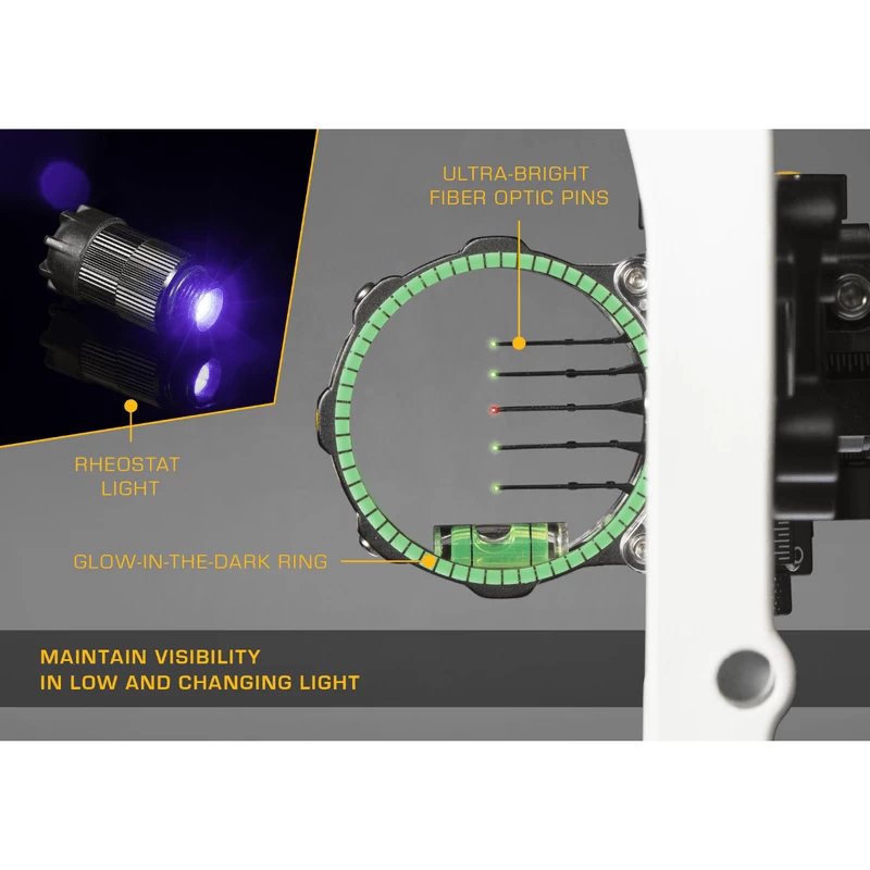 Trophy Ridge React Pro 5-Pin Bow Sight - Image 6